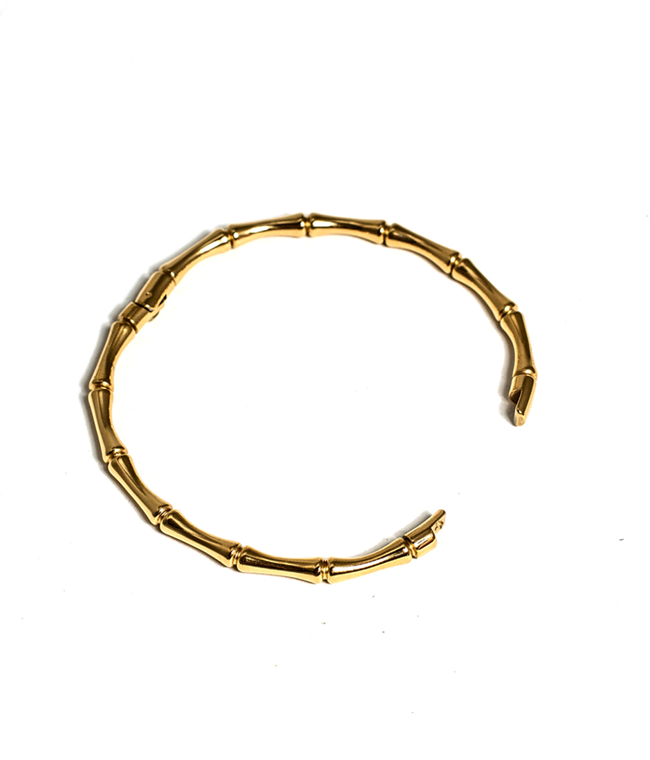 bracelet bambou doré