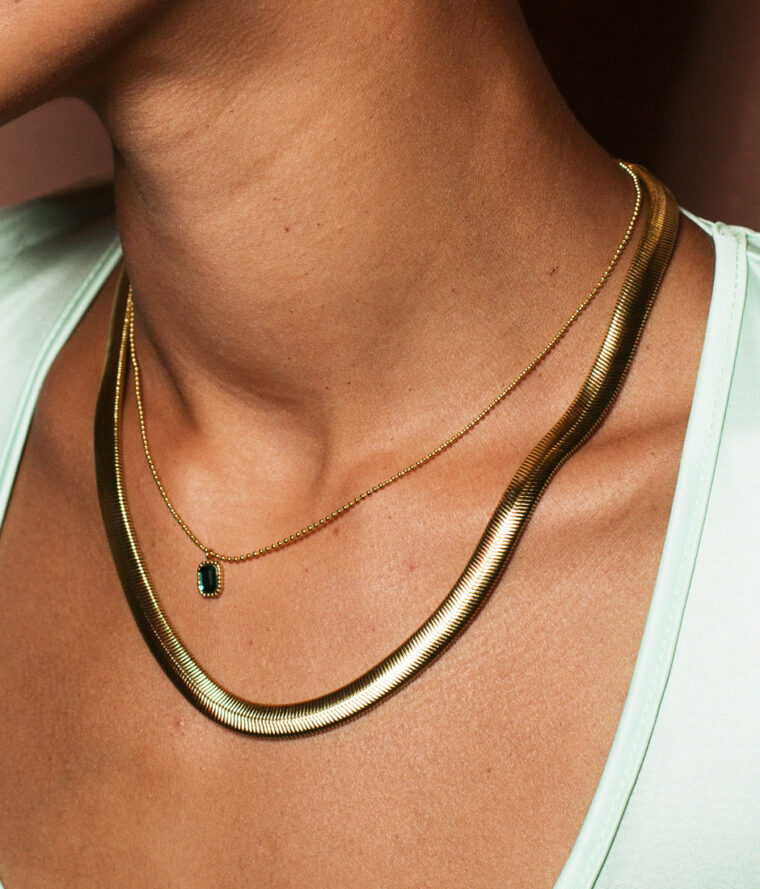 Collier Maille serpent – Image 2