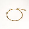 bracelet de cheville double chaine