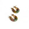 petites créoles strass colorés