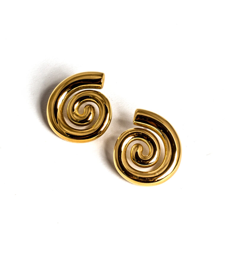 Boucles d'oreilles spirales