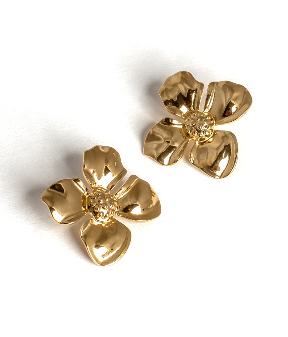 Boucles d'oreilles fleur