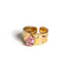 bague jonc strass