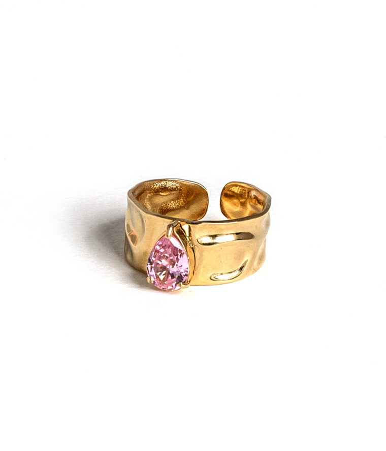 bague jonc strass